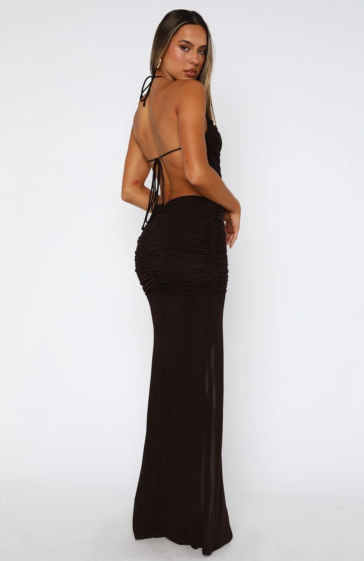 Everlasting Midi Skirt Chocolate