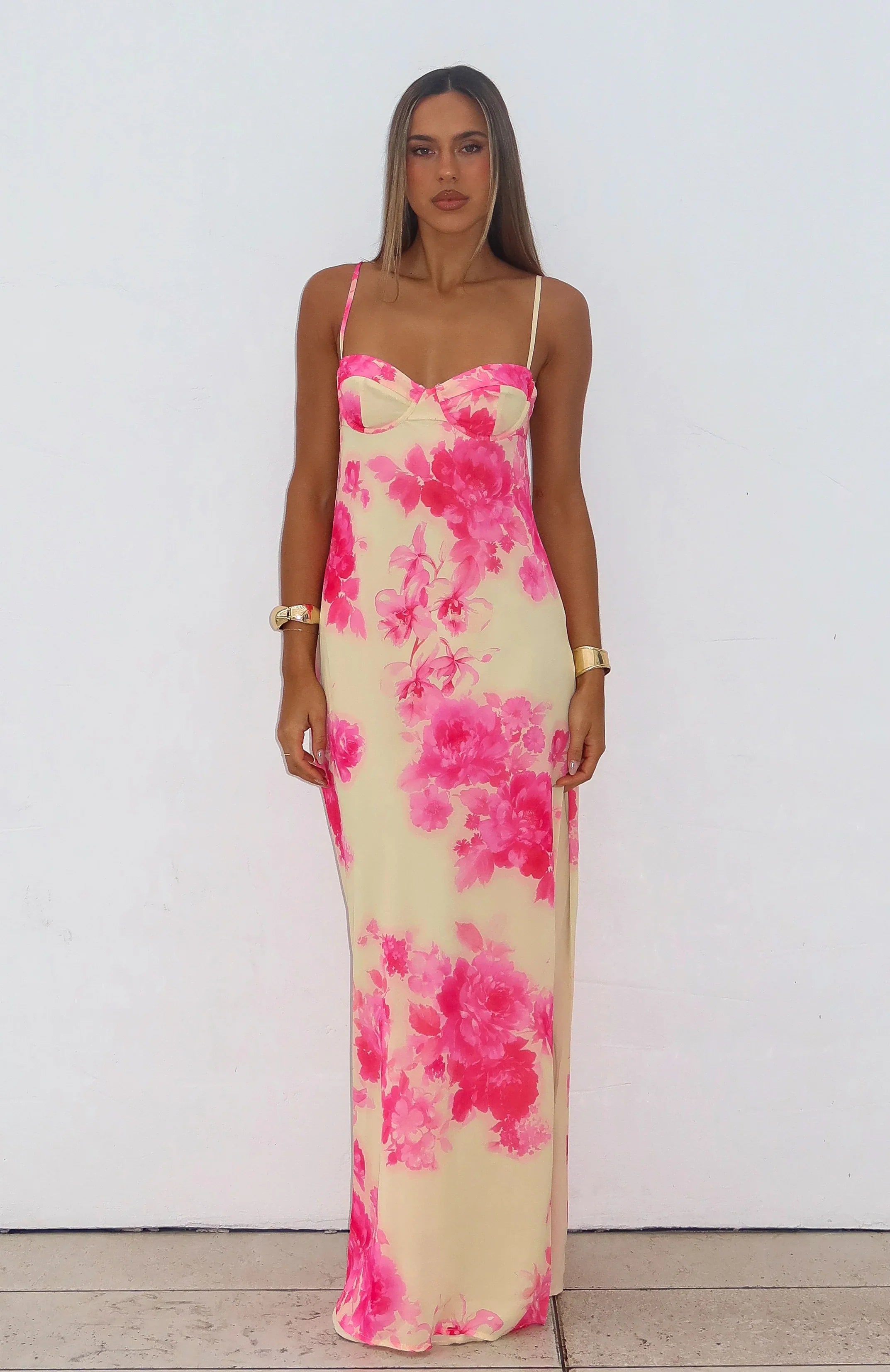 Give Me The World Maxi Dress Rosewater Blush