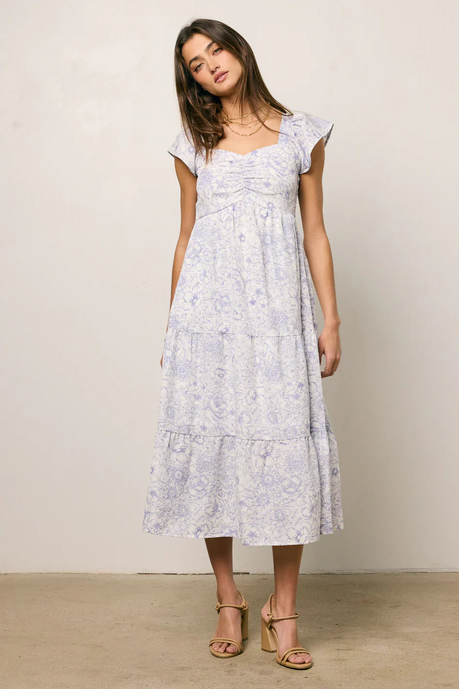 Jenny Floral Midi Dress